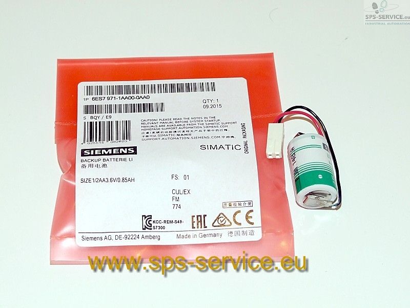 Lithium Batterie für SIEMENS C7 Geräte wie 6ES7623-1AE01-5AA0 Lithium Batterie für SIEMENS C7 Geräte wie 6ES7623-1AE01-5AA0